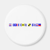 Code Vlag Kapitein Lance Magneet (Voorkant)