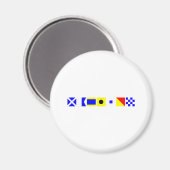 Code Vlag Madison Magneet (Voorkant / Achterkant)