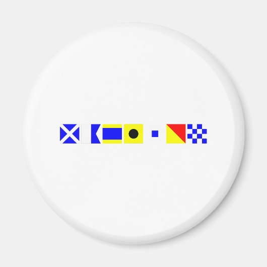 Code Vlag Madison Magneet (Voorkant)