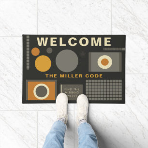 Code voor individualisten, creatieve Bauhaus-stijl Deurmat