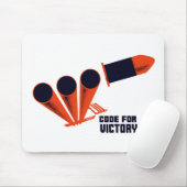 Code voor overwinning — WW2 Muismat (Met muis)