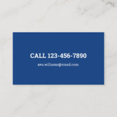 Code voor reinigingsdiensten QR Visitekaartje (Achterkant)