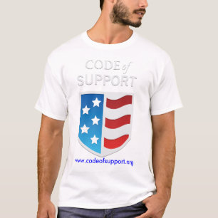 Code voor T-shirt voor ondersteuning