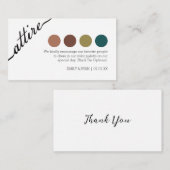 Code voor weddenschappen in de drukkerij personali informatiekaartje (Voorkant / Achterkant)