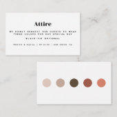 Code voor weddenschappen informatiekaartje (Voorkant / Achterkant)