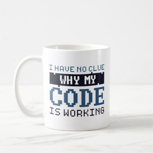 Code-werkkoffie-Mok Koffiemok (Links)