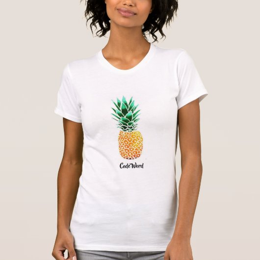 Code Word "ananas" — 80 dagen obsessie T-shirt (Voorkant)