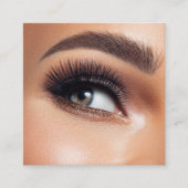 Code zakelijke waardepapier | Kaart verpakken Vierkante Visitekaartje (Voorkant)