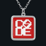 CODE ZILVER VERGULDEN KETTING<br><div class="desc">LOVE CODE Wereldbol Trotters is gespecialiseerd in idiosyncratische beelden van rond het wereldbol. Hier vindt u unieke Wenskaarten, Briefkaarten, Posters, Muismatten en meer.</div>