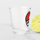 Code Zwitserland — Vlaggenkop — CHE Shot Glas (Links)