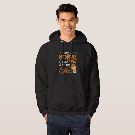 Codeassistent-programmeur Medische codeer gewoon t Hoodie (Voorkant volledig)