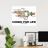 Coded For Life (DNA Replication) Poster (Thuiskantoor)