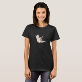 Codeer je zelfs op Bro Cat Programming T-shirt (Voorkant volledig)