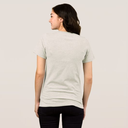Codeer Kat Tri-Blend Shirt (Achterkant volledig)