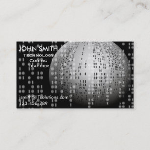 Codeerder of tutor visitekaartje