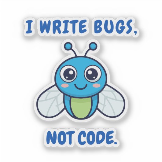 Codeerhumor Sticker (Voorkant)