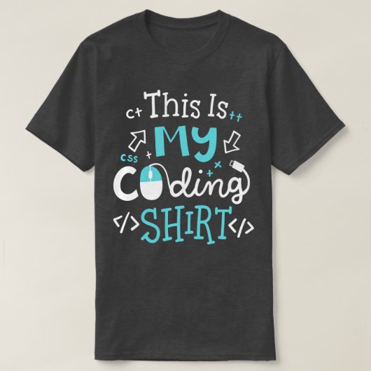 Codeerprogrammatuur 1 t-shirt (Design voorkant)