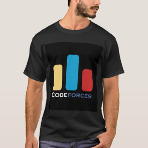Codeforces Officiële donker T-shirt