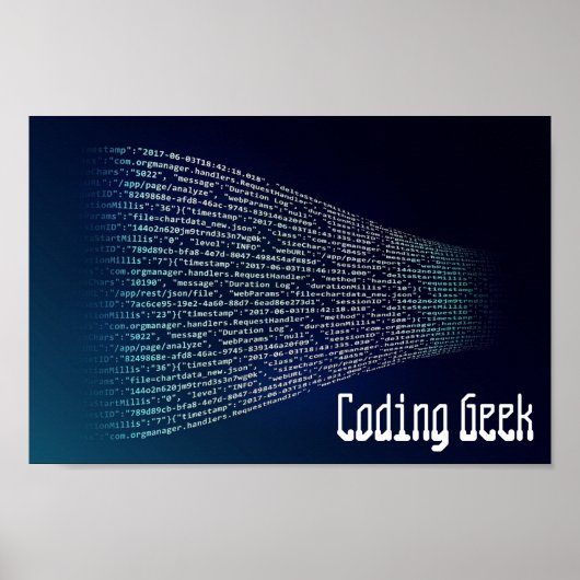 Codegeek computercode poster (Voorkant)