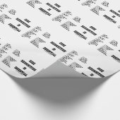 Codeherkenning is essentieel (Morse Code) Cadeaupapier (Hoek)