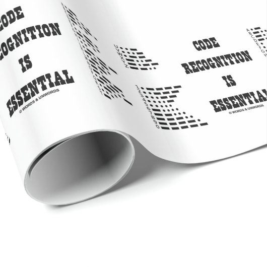 Codeherkenning is essentieel (Morse Code) Cadeaupapier (Rol Hoek)