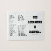 Codeherkenning is essentieel (Morse Code) Legpuzzel (Horizontaal)