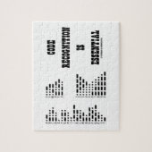 Codeherkenning is essentieel (Morse Code) Legpuzzel (Verticaal)