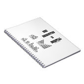 Codeherkenning is essentieel (Morse Code) Notitieboek (Rechterzijde)