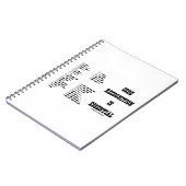 Codeherkenning is essentieel (Morse Code) Notitieboek (Linkerzijde)