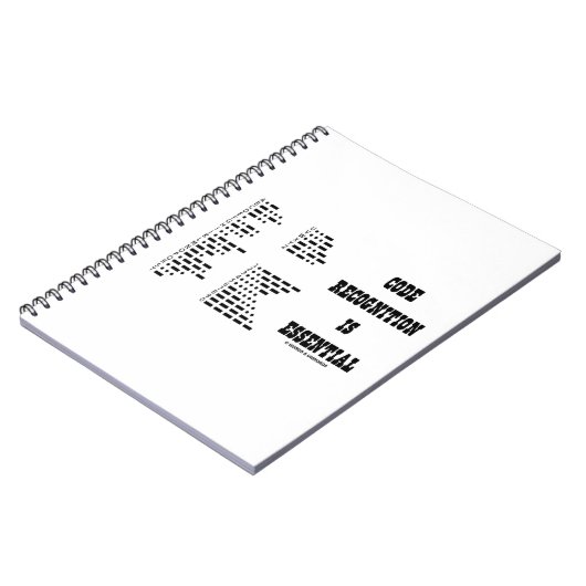 Codeherkenning is essentieel (Morse Code) Notitieboek (Linkerzijde)