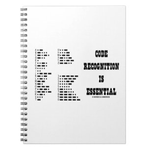 Codeherkenning is essentieel (Morse Code) Notitieboek