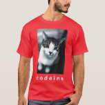 Codeine Cat Funny T-shirt<br><div class="desc">Codeine Cat Funny</div>