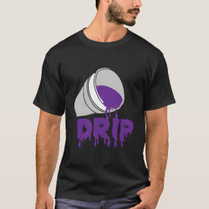 Codeine Dream Drip Paarse Hip Hop Rap Sociale Medi T-shirt
