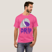 Codeine Dream Drip Paarse Hip Hop Rap Sociale Medi T-shirt (Voorkant volledig)
