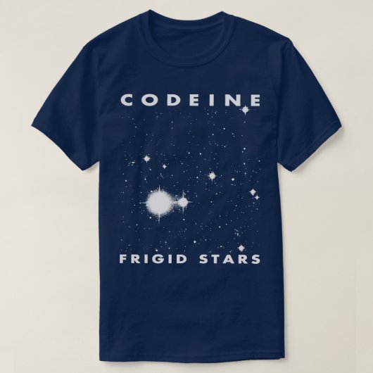 Codeine Frigid Stars T-shirt (Design voorkant)