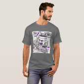 Codeïne Lean Hoestsiroop Dubbele Beker Sizzurp Dra T-shirt (Voorkant volledig)
