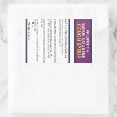 Codeïne promoten rechthoekige sticker (Tas)