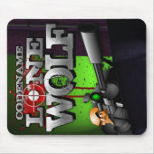 Codename Lone Wolf Mousepad Muismat (Voorkant)