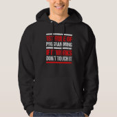 Codeprogrammeersoftware ontwikkelaar hoodie (Voorkant)