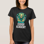 Coder Academy Developer Software Programmer Codin T-shirt (Voorkant)