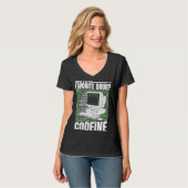 Coder Codeine Programmer Software Programmering Co T-shirt (Voorkant volledig)