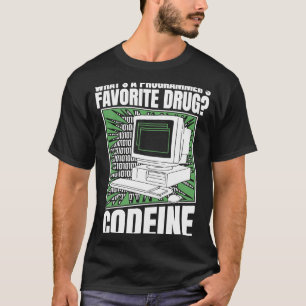 Coder Codeine Programmer Software Programmering Co T-shirt