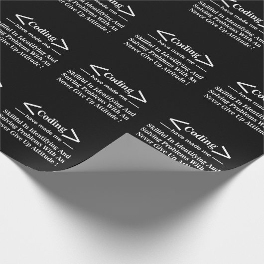 Coder Codeur Programmeur Codering Cadeaupapier (Hoek)