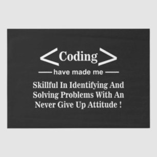 Coder Codeur Programmeur Codering Tissuepapier