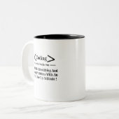 Coder Codeur Programmeur Codering Tweekleurige Koffiemok (Voorkant links)