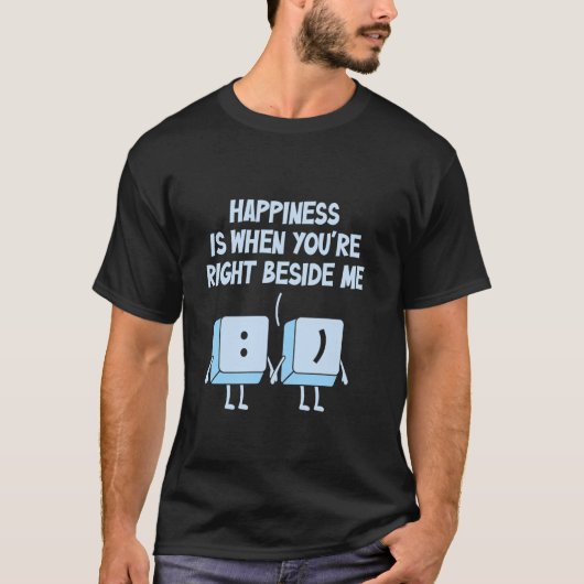Coder Codeur Programmeur Computer Grappige Toetsen T-shirt (Voorkant)
