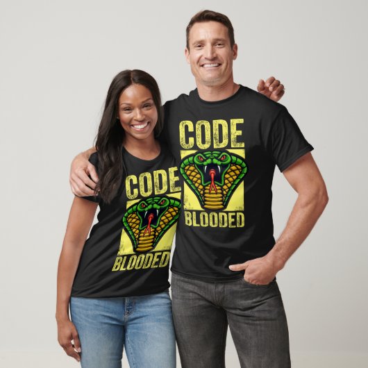 Coder coding coder computer snake developer t-shirt (Unisex)