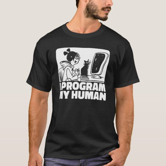 Coder Feline Ontwikkelaar Software Engineer Cat Pr T-shirt (Voorkant)