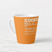 Coder Girl Definition Noun Software Developer Latte Mok (Linkerhoek)
