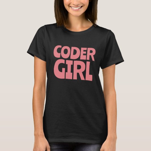 CODER GIRL T-SHIRTS (Voorkant)